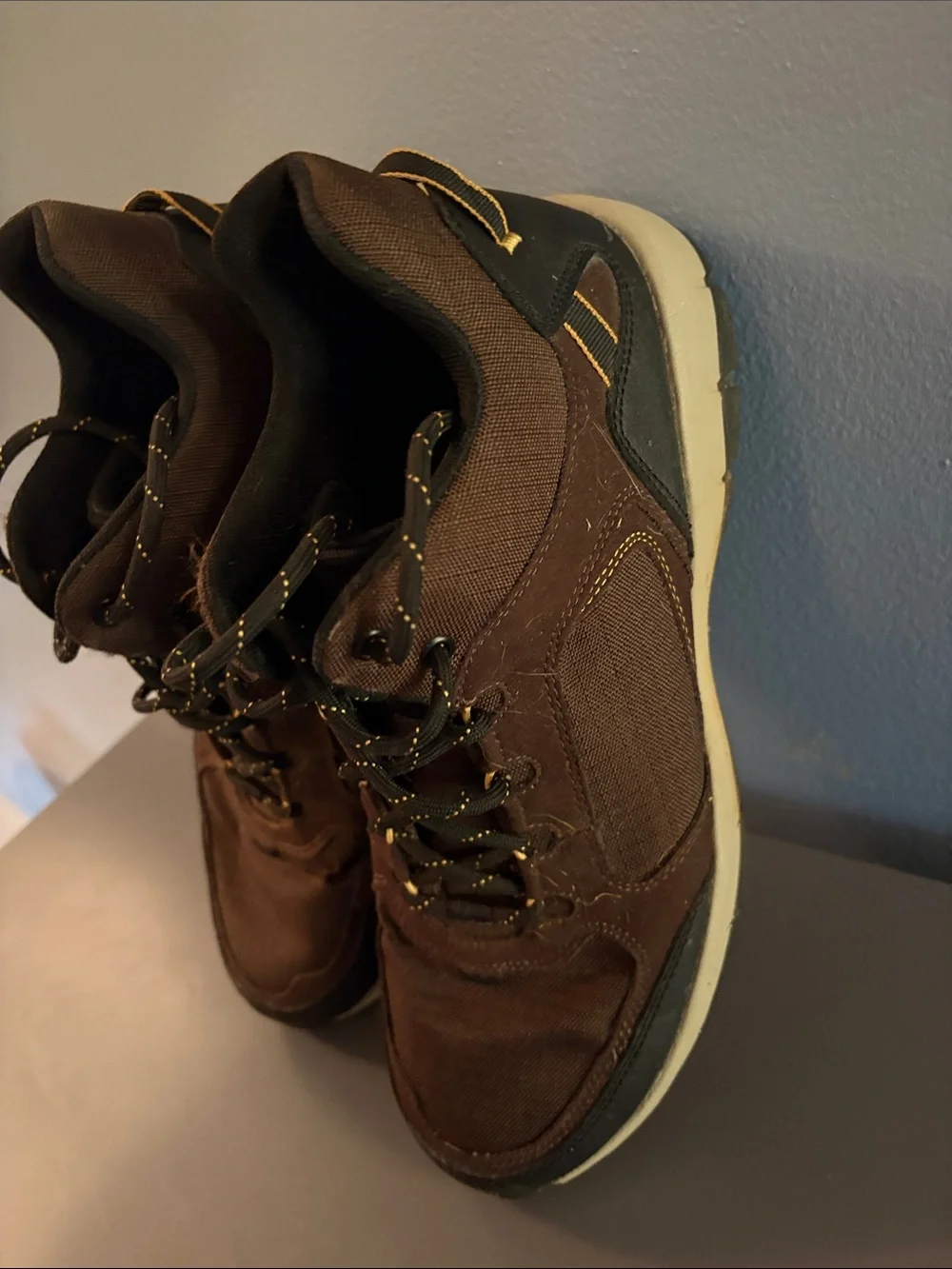 Clarks Brown and Black Men's Hiking Boots